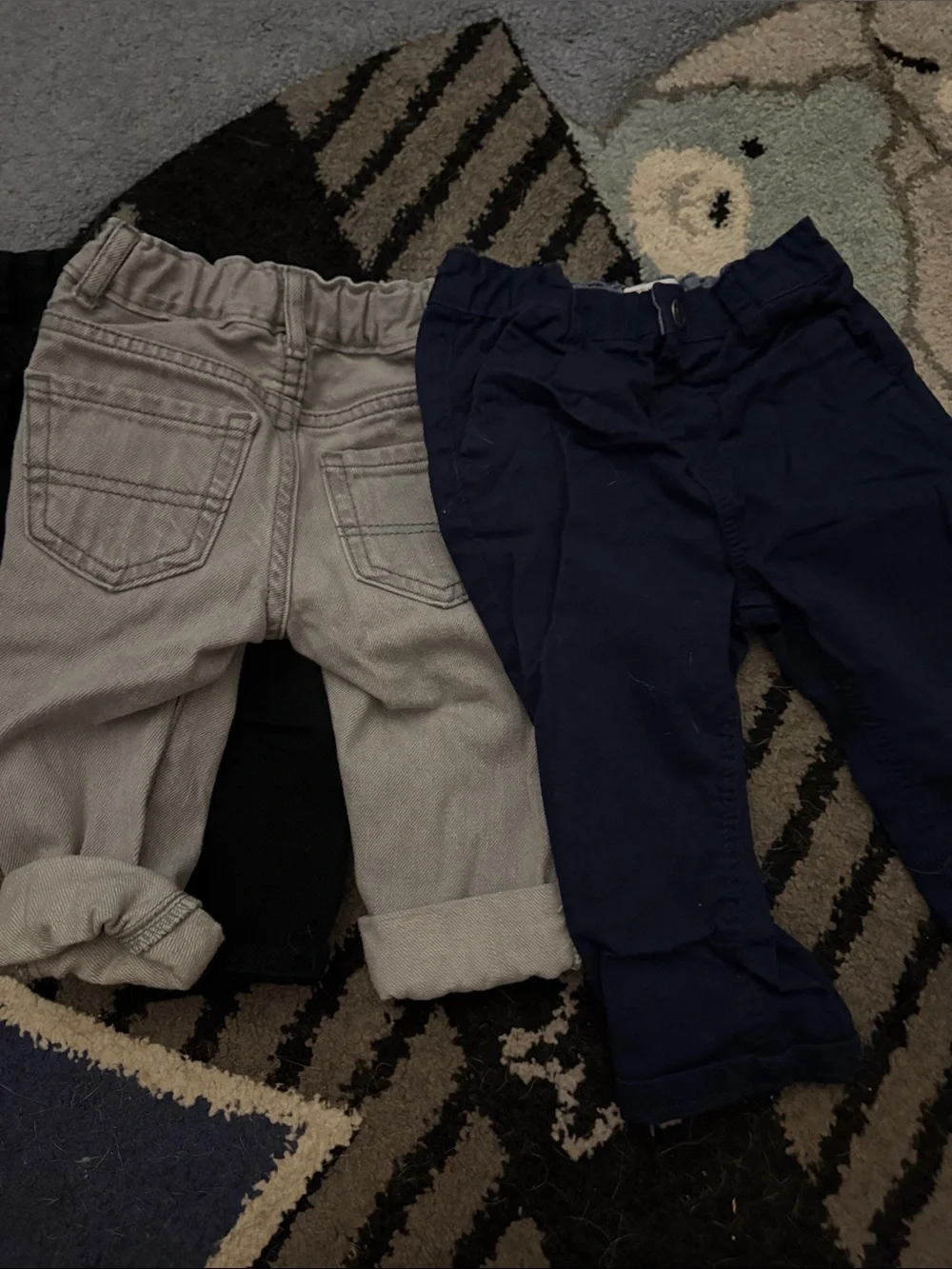Kids Bottoms jeans bundle - Assorted Colors Pack (Blue, Black, Light Gray, Navy)